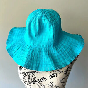 Cute blue large hat